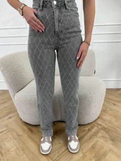 Alix jeans licht grijs