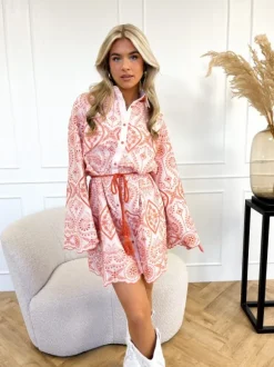 Alora jurk oranje
