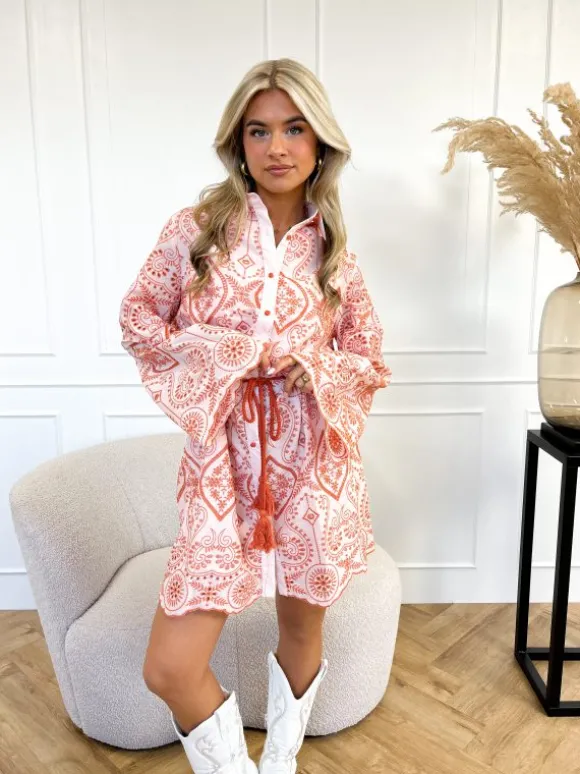 Alora jurk oranje