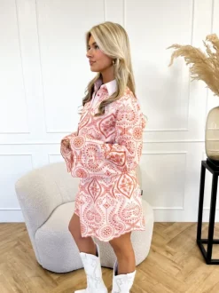 Alora jurk oranje