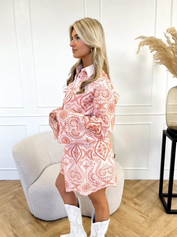 Alora jurk oranje
