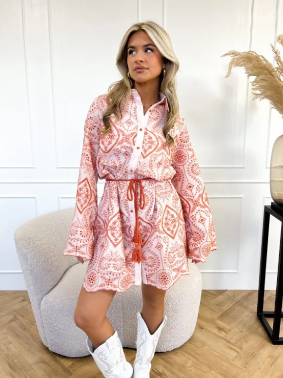 Alora jurk oranje