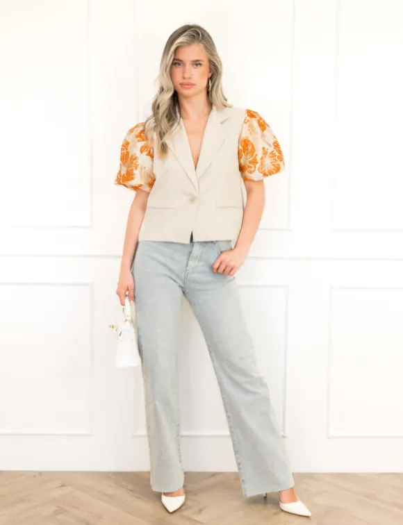 Alvy blazer oranje