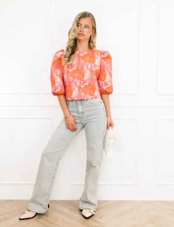 Amalia top oranje