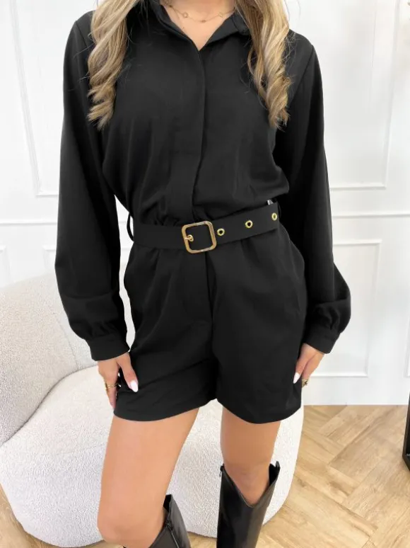 Amaya playsuit zwart