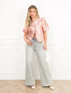Amber top roze