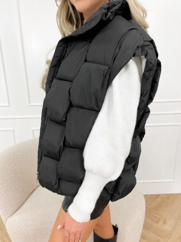 Anna bodywarmer zwart
