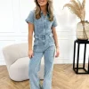 Anne jumpsuit blauw