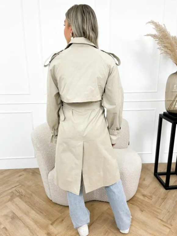 Ava trenchcoat beige