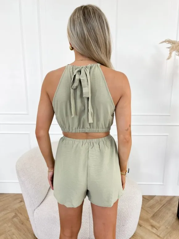 Axelle playsuit groen