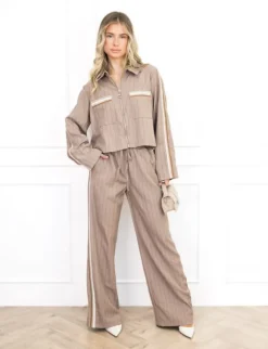 Aylina pantalon taupe