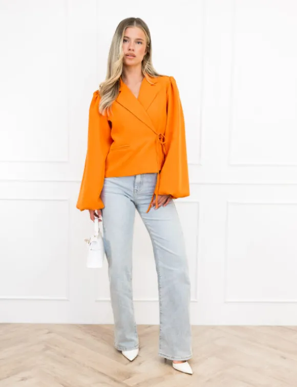 Belle blazer oranje