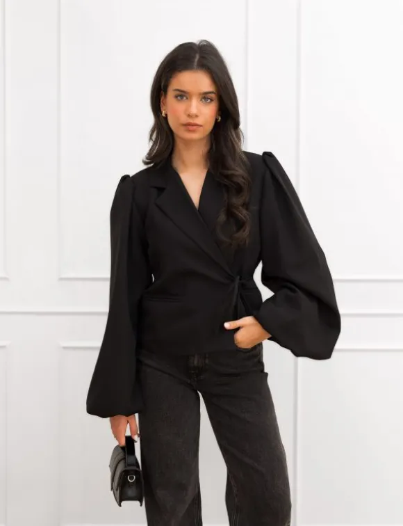 Belle blazer zwart