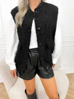 Bente gilet zwart