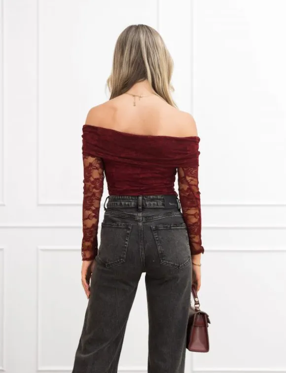 Bibi body bordeaux rood
