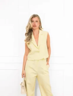 Britt gilet geel