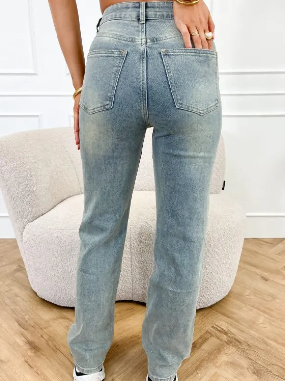 Celia wide leg jeans blauw