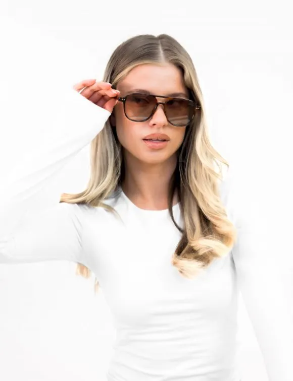 Claire zonnebril bruin
