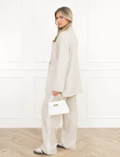 Clarissa box blazer beige