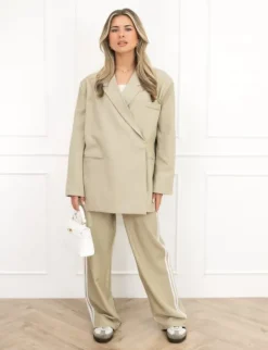 Clarissa box blazer groen