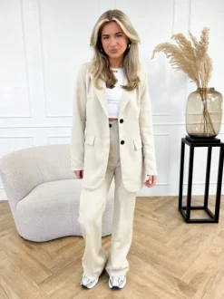 Elana blazer beige