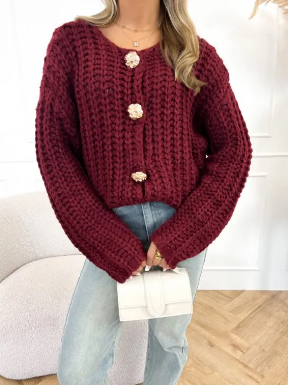 Eleanor vest bordeaux
