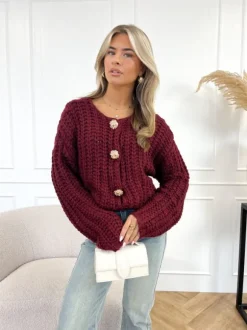 Eleanor vest bordeaux