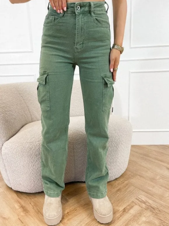 Elissa cargo pants groen