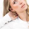 Ellie hartjes oorbellen goud