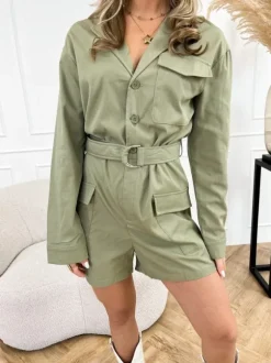 Ellis playsuit groen