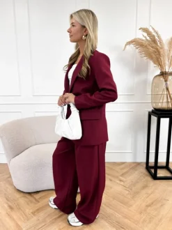 Emely pantalon bordeaux