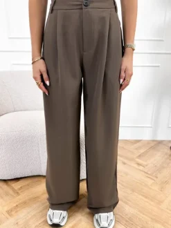 Emely pantalon chocolat