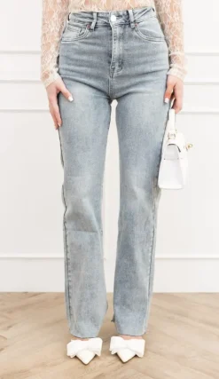 Esmay wide leg jeans blauw