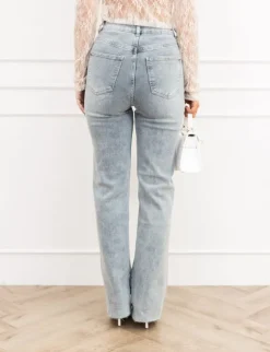 Esmay wide leg jeans blauw