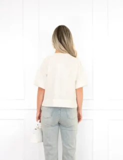 Esmee denim top wit