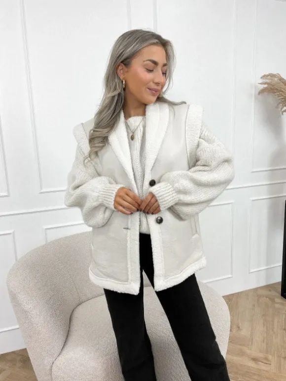 Estelle gilet beige