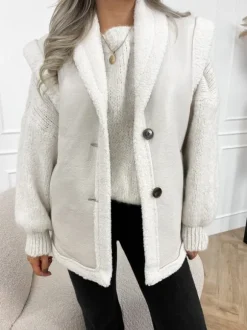 Estelle gilet beige