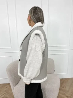 Estelle gilet grijs