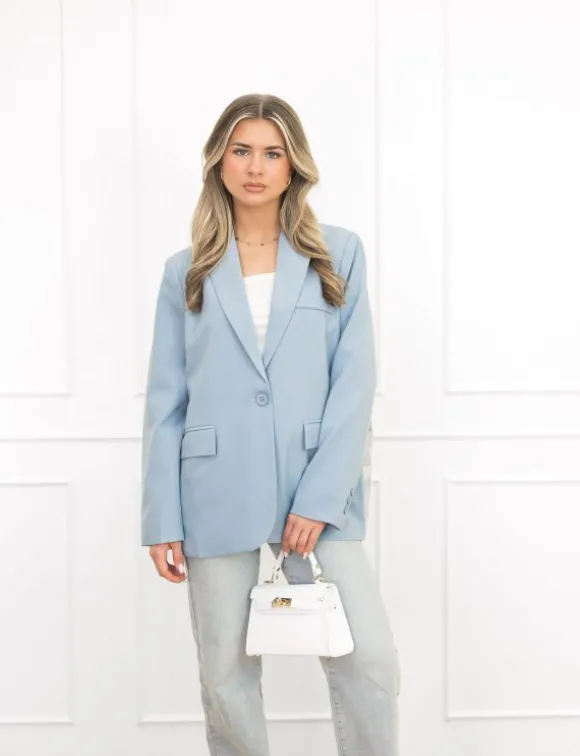Floortje blazer blauw