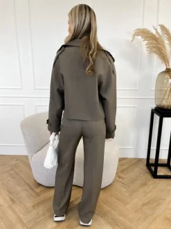 Hailey pantalon coffee