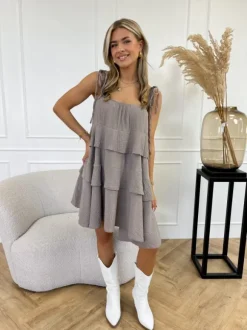 Hindy jurk taupe
