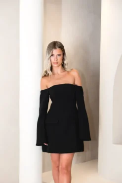 It girl dress zwart