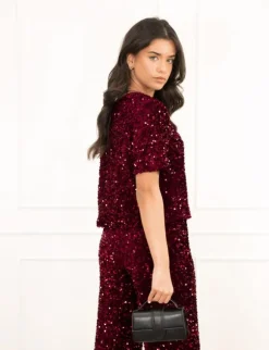 Ize top bordeaux