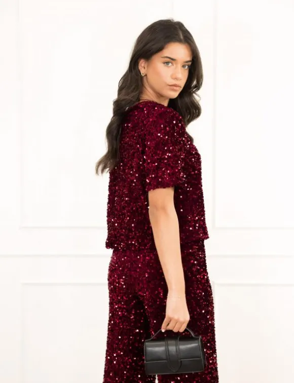 Ize top bordeaux