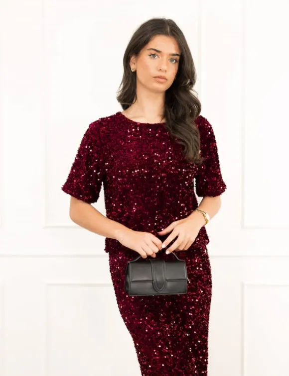 Ize top bordeaux