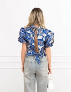 Jackie top blauw