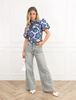 Jackie top blauw