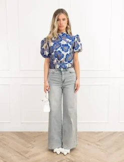 Jackie top blauw