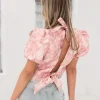Jackie top roze