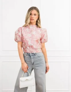 Jackie top roze